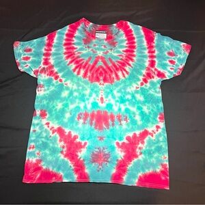 DEI3REST Christmas “1” 2025 1 of 1 Custom handmade  Tie Dye XX-Large T-Shirt